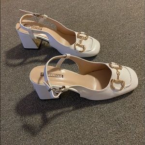 New White Heals. Size 39.